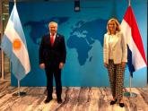 Felipe Solá con su par de Países Bajos, Sigrid Kaag