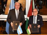 Bilateral con Palestina - Ministro de Asuntos Exteriores de la Autoridad Palestina, Riyad Al-Malki
