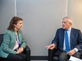 Minister Mondino held a working meeting with her counterpart from the Italian Republic, Antonio Tajani