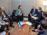 Minister Mondino held a working meeting with her counterpart from the Italian Republic, Antonio Tajani