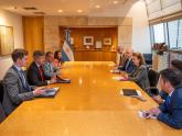 Mondino held a meeting with Dr. Benedikt Franke, Vice-Chair and CEO of the Munich Security Conference (MSC)
