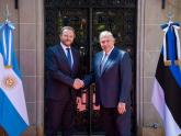 Reunión del Canciller Gerardo Werthein con el Ministro de Asuntos Exteriores de Estonia, Margus Tsahkna