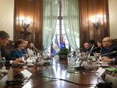 ARGENTINA - AUSTRALIA: REUNIÓN EN EL PALACIO SAN MARTÍN  