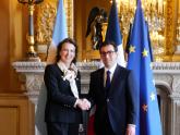 Reunión con el Ministro de Relaciones Exteriores de Francia, Stéphane Séjourné