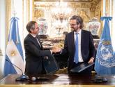 Acuerdos Argentina y OIEA_Cafiero y Grossi