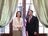Canciller Mondino y Senador Rubio