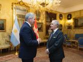 El Ministro de Relaciones Exteriores, Comercio Internacional y Culto mantuvo una reunión con Riccardo Paternò di Montecupo, Gran Canciller de la Soberana y Militar Orden de Malta.