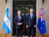 Argentina - Nueva Zelanda: Reunión de Cancilleres en el Palacio San Martín