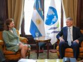 La Canciller Diana Mondino recibió al Secretario General de la OCDE, Mathias Cormann 