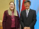 Comisión Mixta Argentina Suiza, co-presidida por el Secretario Cima y por la Secretaria de Estado Budliger Artieda