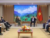La Canciller fue recibida por el Primer Ministro de Vietnam, Pham Minh Chinh 