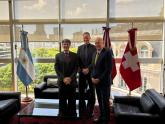 Meeting at the Foreign Ministry with Swiss and Norwegian Ambassadors