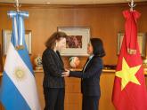 Mondino received the Ambassador of Vietnam, Minh Nguyet NGO