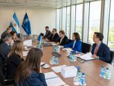 Diana Mondino with WIPO Deputy Director General, Lisa Jorgenson, who administers the Patent Cooperation Treaty (PCT)