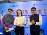 Mondino con las autoridades de la Observer Research Foundation (ORF),