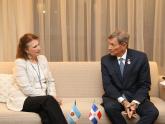 Reunión bilateral con el Canciller de República Dominicana 