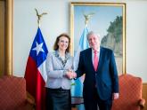 Diana Mondino y Alberto van Klaveren, cancilleres de Argentina y Chile