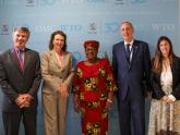 Mondino con Directora General de la OMC, Ngozi Okonjo-Iweala