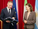 Mondino se reunió con el Ministro italiano Francesco Lollobrigida