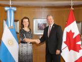 Mondino recibió al Embajador de Canadá en la República Argentina, Reid Douglas Sirrs