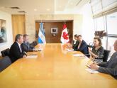 Mondino recibió al Embajador de Canadá en la República Argentina, Reid Douglas Sirrs