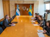 Mondino recibió al Embajador de Suecia Torsten Ericsson II 02-10-24
