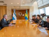 Mondino recibió al Embajador de Suecia Torsten Ericsson III 02-10-24