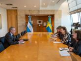 Mondino recibió al Embajador de Suecia Torsten Ericsson IV 02-10-24