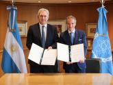 El Canciller Quirno y Rafael Grossi renovaron dos acuerdos sobre el uso pacífico de la energía nuclear