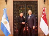 Reunión del Canciller Gerardo Werthein con el Segundo Ministro de Asuntos Exteriores de Singapur, Mohamad Maliki Osman