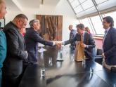 Sahores recibió al Secretario de Emergencia Nacional de Paraguay