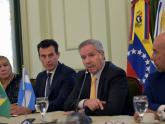 El canciller Solá con diputados del Parlasur
