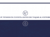 Viajar al exterior