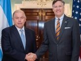 Werthein mantuvo una reunión de trabajo con el Vicesecretario de Estado Landau