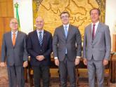 Fernando Simas Magalhaes, Guillermo Carmona, Carlos Alberto Franco França y Pablo De Angelis en Brasilia