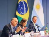 El secretario de Malvinas, Antártida y Atlántico Sur Guillermo Carmona en Brasilia