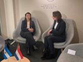 Foro de Davos: La Canciller Mondino participó de reuniones con empresas líderes y tuvo bilaterales 