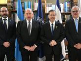 El Canciller Gerardo Werthein con el Presidente de Israel, Isaac Herzog