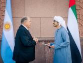 El Canciller Werthein mantuvo un encuentro con Su Alteza el Jeque Abdullah bin Zayed Al Nahyan