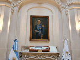 Réplica del sable corvo del General San Martín en el Museo de la Diplomacia Argentina