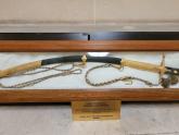 Réplica del sable corvo del General San Martín en el Museo de la Diplomacia Argentina