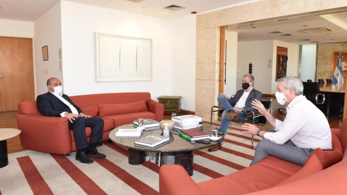 Canciller Solá con gobernador Manzur