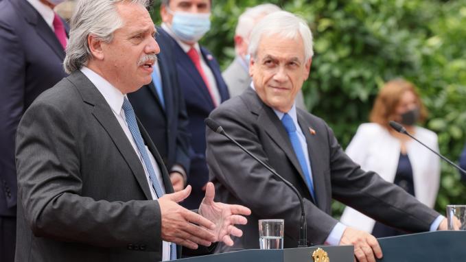 Alberto Fernández_Visita a Chile