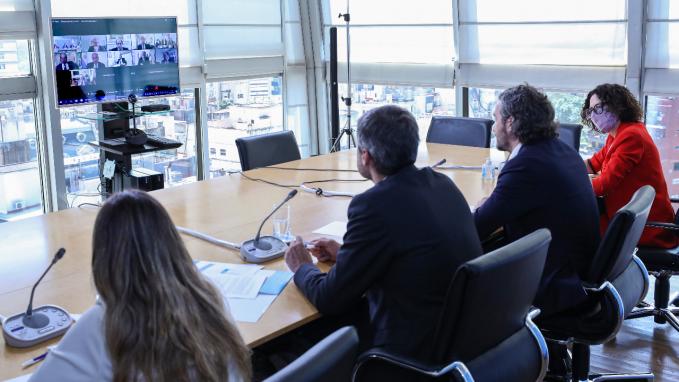 Cafiero y Lammens con embajadores_Turismo extranjero