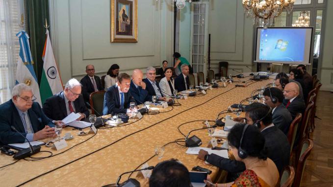 Primera reunión del Grupo de Trabajo Conjunto en Recursos Mineros entre la Argentina e India