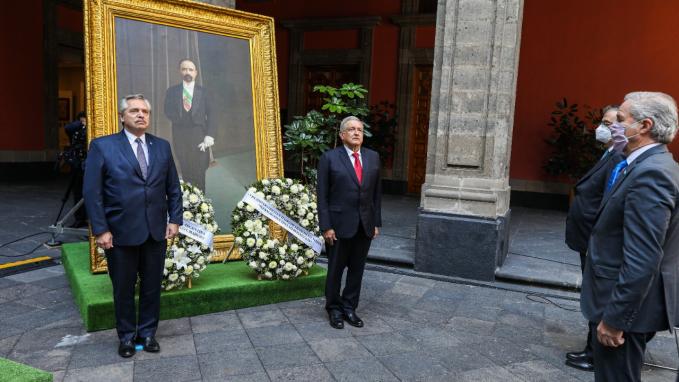 Presidentes Fernández y López Obrador