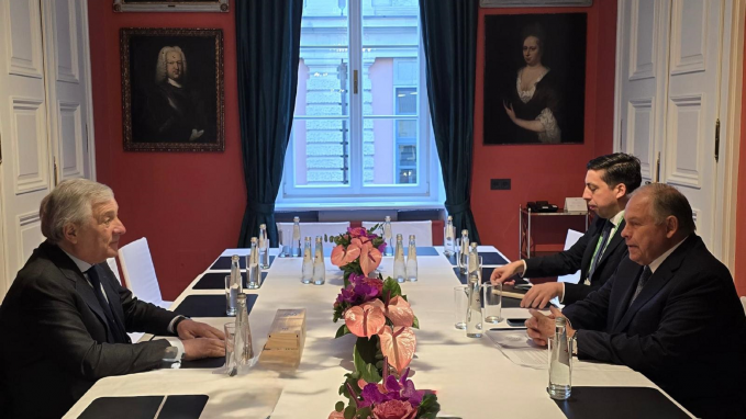 Reunión del Canciller Gerardo Werthein con el Ministro de Relaciones Exteriores de Italia, Antonio Tajani